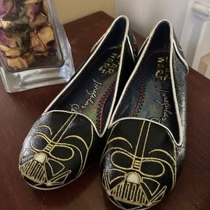 Darth Vader Star Wars flats size 6.5 Irregular Choice Obi Wan Kenobi